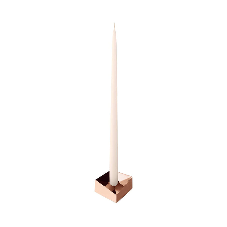 STOFF Nagel Reflect Candle Holder, Small, Rose Gold