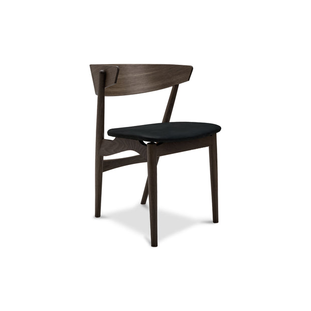 Sibast No 7 Dining Chair, Wooden Backrest & Upholstered Seat