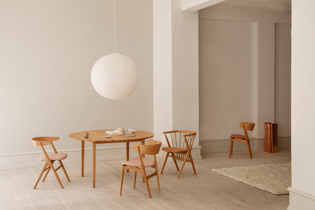 Sibast No 7 Dining Chair, Wooden Backrest & Upholstered Seat