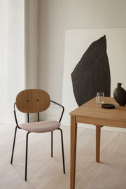 Sibast Piet Hein Chair Black Edition With Armrest