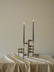 STOFF Nagel Taper Candle by Ester & Erik, Espresso, Set of 6