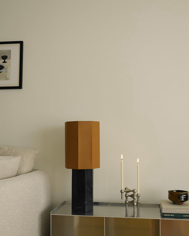STOFF Nagel Candle Holder, Brushed Chrome