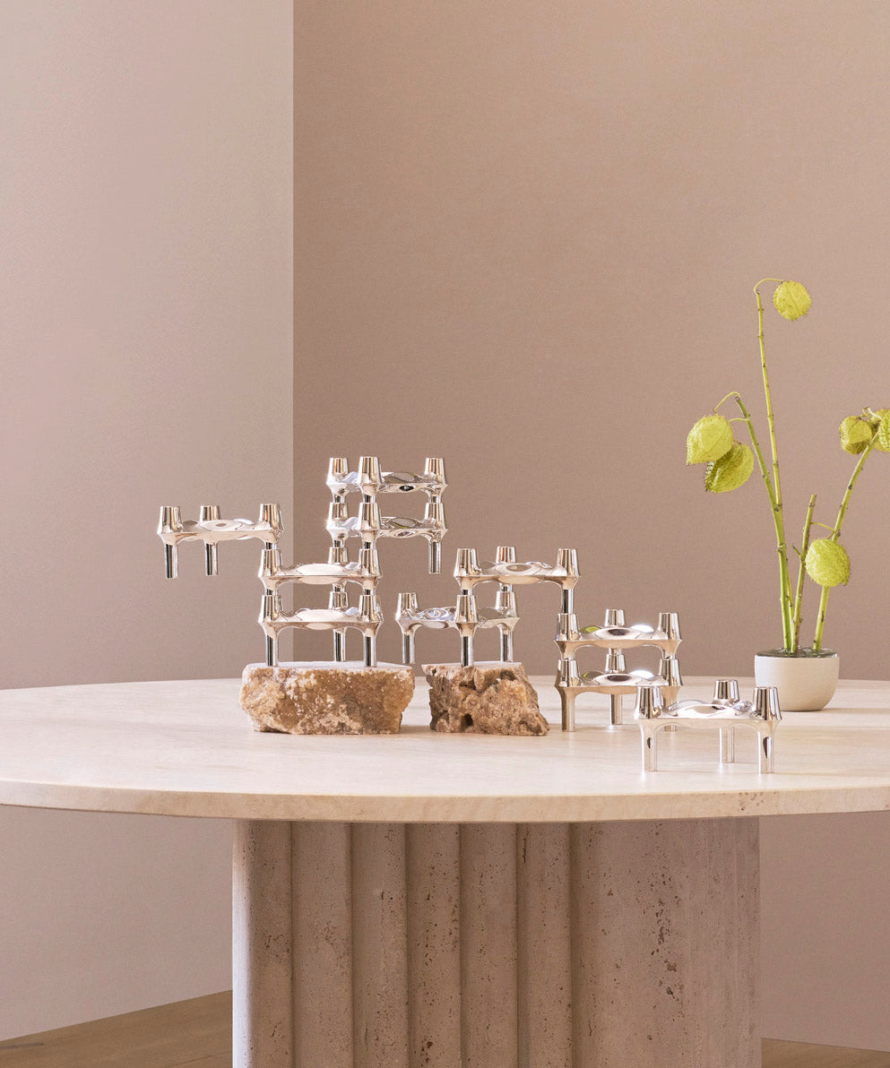 STOFF Nagel BMF Candle Holder, Chrome – NORMODE