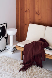 Silkeborg Uldspinderi Season Throw - Beetroot