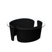 Sibast No 7 Lounge Table, Oak Black, Glass