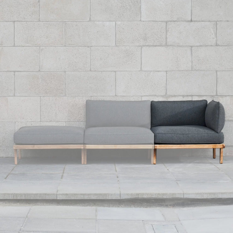 Sibast Rib Sofa Module Corner Incl. Cushion