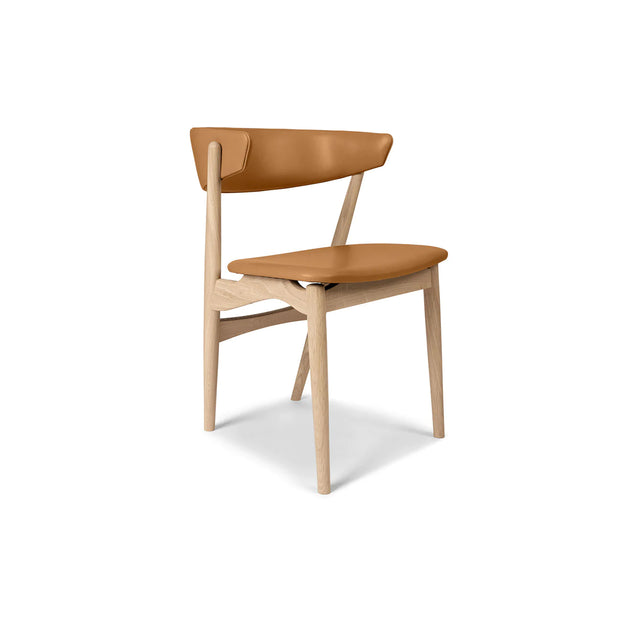 Sibast No 7 Dining Chair, Full Upholstered, Oak