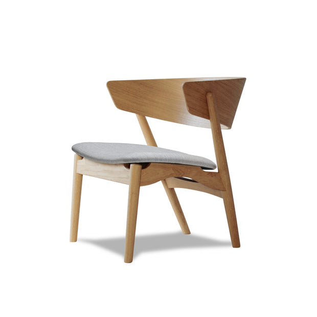 Sibast No 7 Lounge Chair, Wooden Backrest