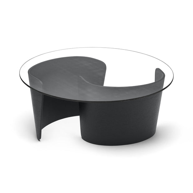 Sibast No 7 Lounge Table, Oak Black, Glass