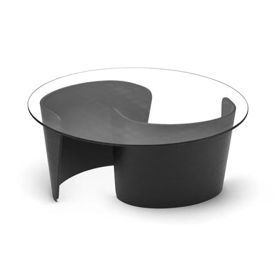 Sibast No 7 Lounge Table, Oak Black, Glass