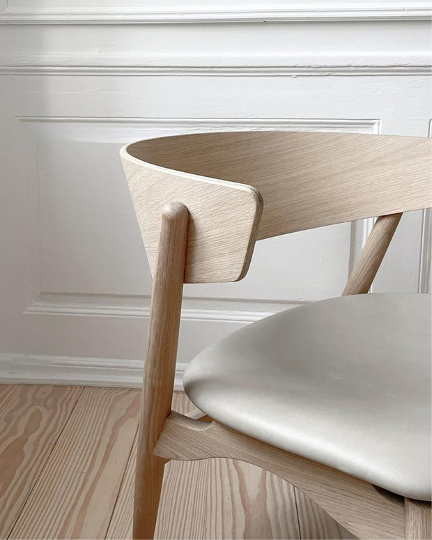 Sibast No 7 Lounge Chair, Wooden Backrest