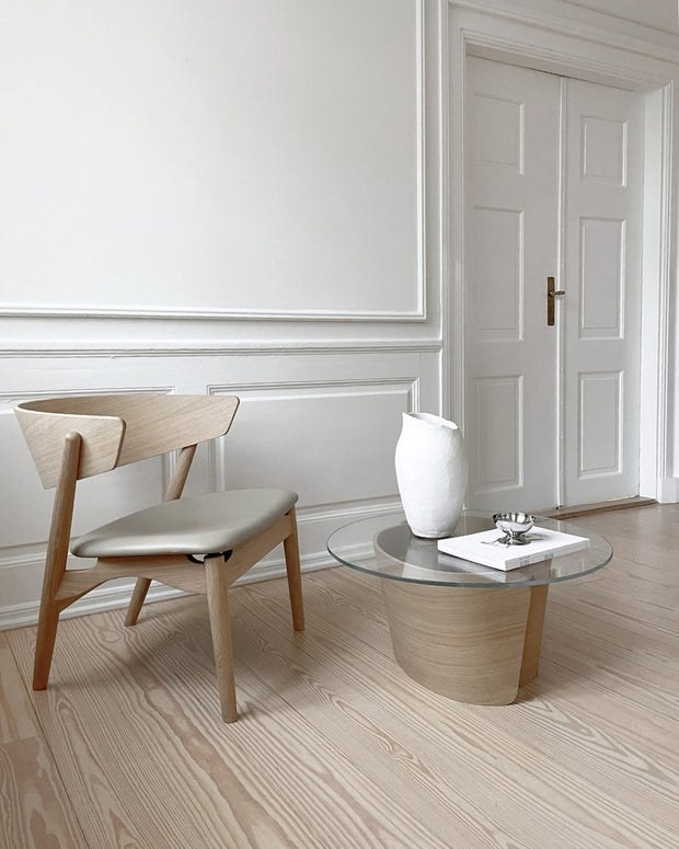 Sibast No 7 Lounge Chair, Wooden Backrest