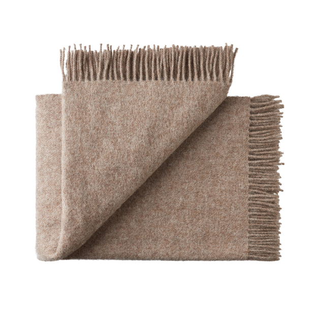 Silkeborg Uldspinderi Season Throw - Latte Beige