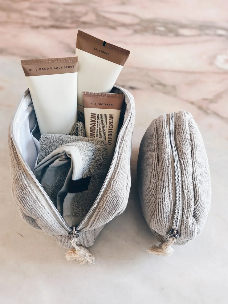 Humdakin Terry Toiletry Bag - Light Stone