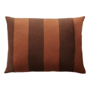 Silkeborg Uldspinderi The Sweater Polychrome Cushion- Orange/Brown