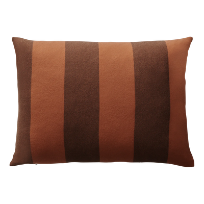 Silkeborg Uldspinderi The Sweater Polychrome Cushion - Orange/Brown