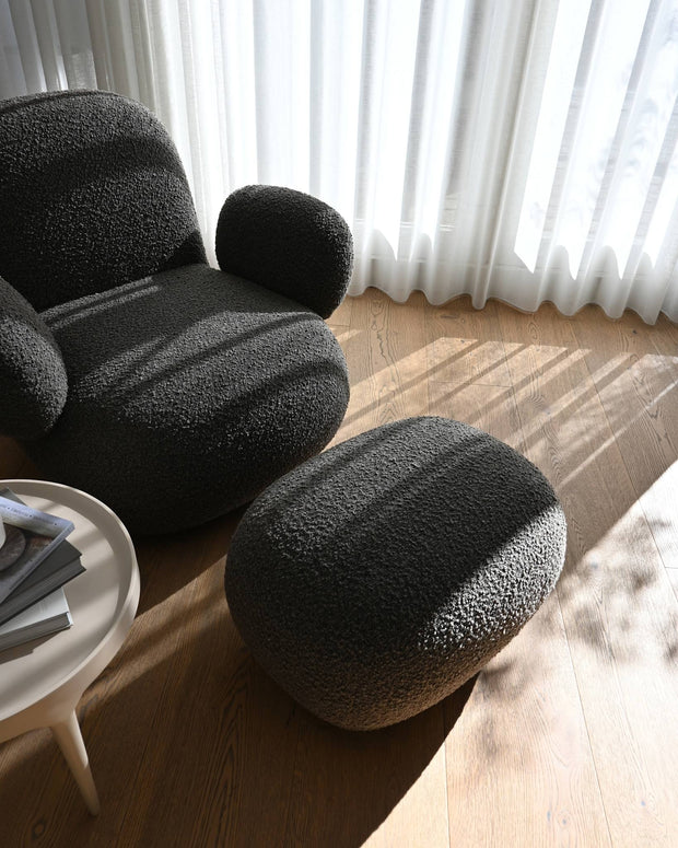 101 Copenhagen Toe Ottoman - Deep Taupe (A2635)