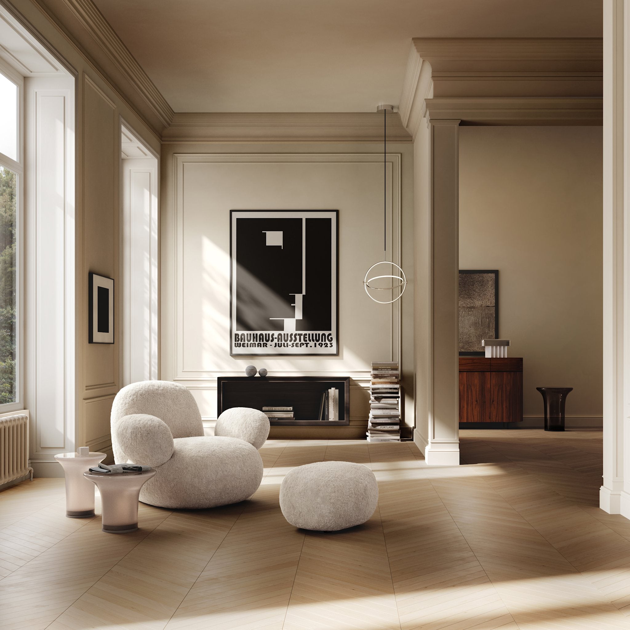 101 Copenhagen Trumpet Table, Low - Smoked Desert
