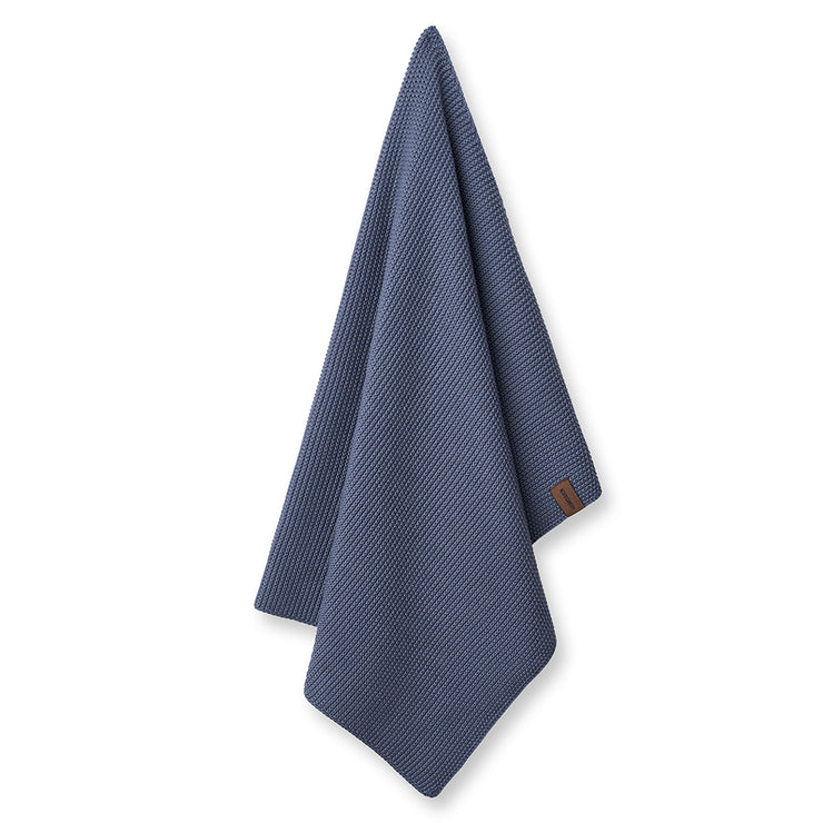 Humdakin Knitted Kitchen Towel - Blue Stone