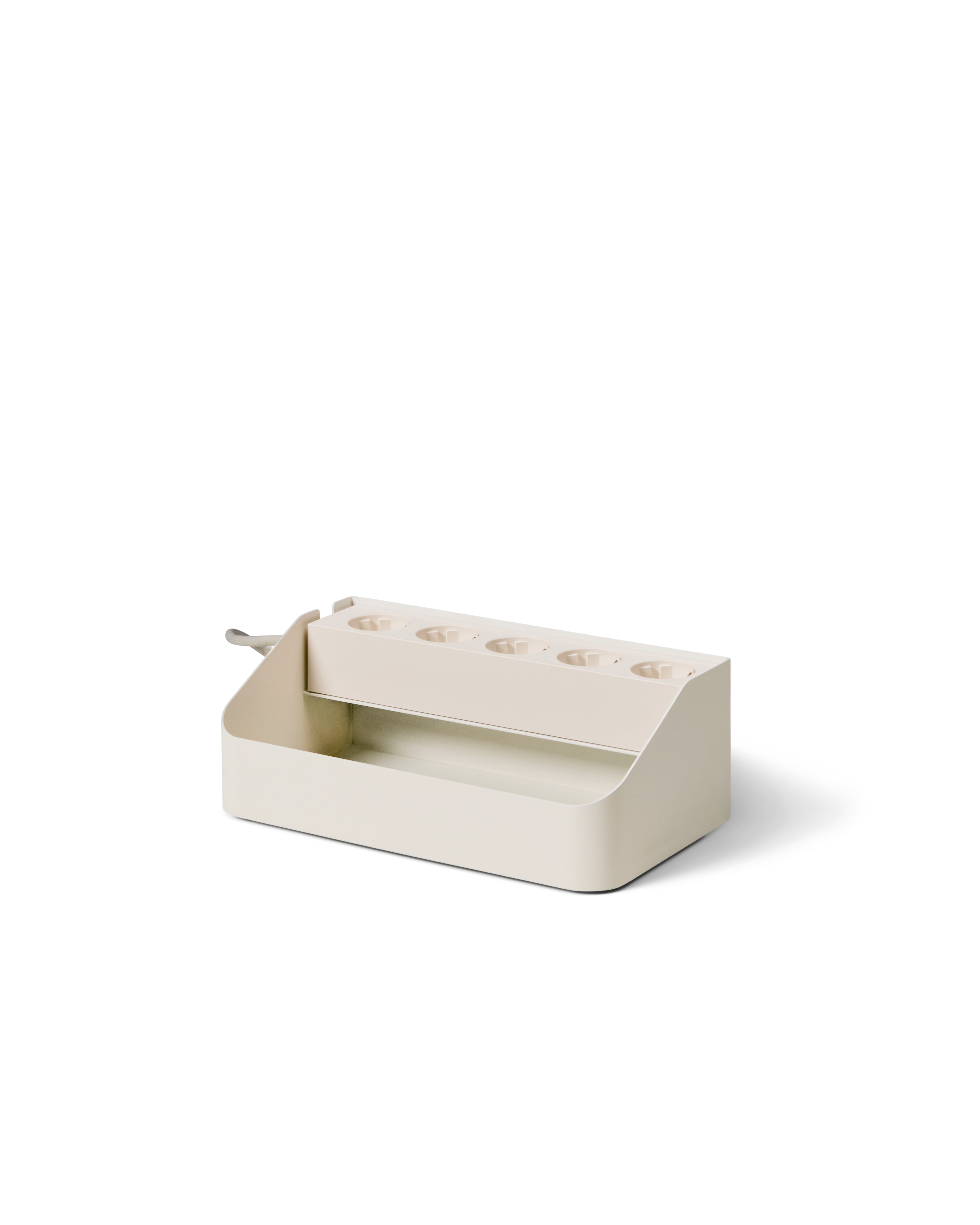 Pedestal Power Beam Tray - Pearl