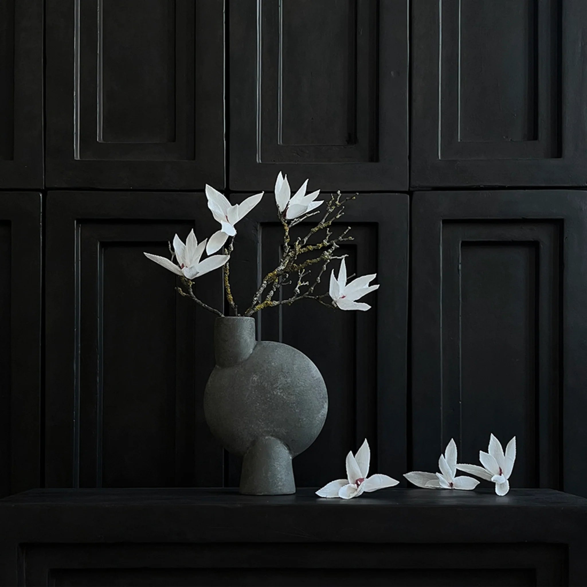 101 Copenhagen Sphere Vase Bubl, Medio - Dark Grey