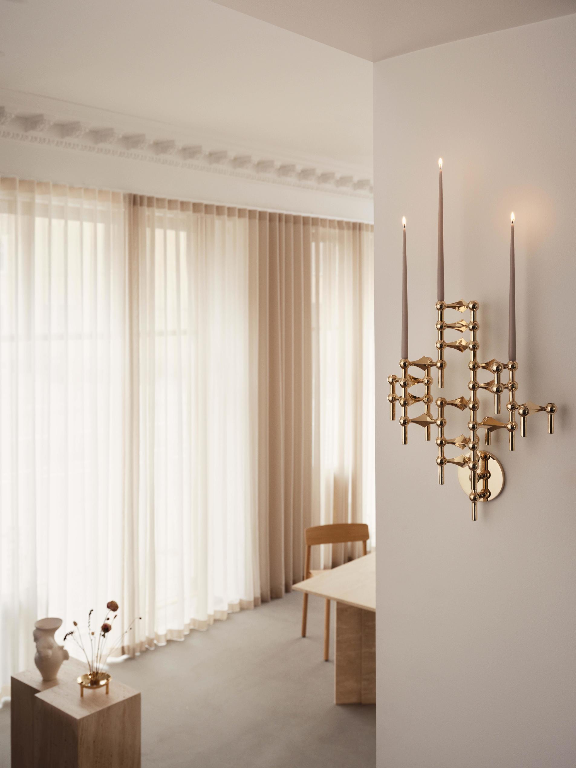 STOFF Nagel Wall Hanger, Solid Brass