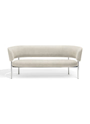 Møbel Copenhagen FONT Lounge Sofa, Polished Steel Frame