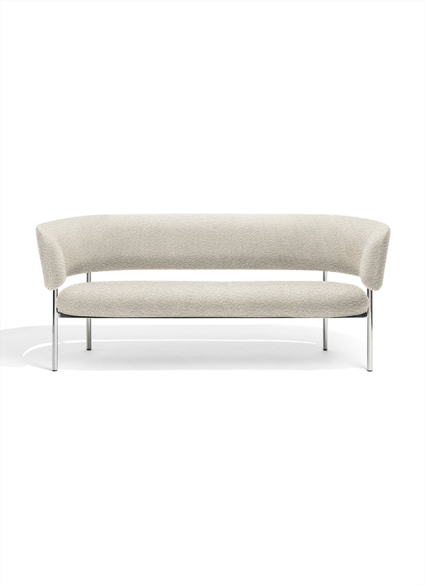Møbel Copenhagen FONT Lounge Sofa, Polished Steel Frame
