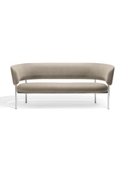 Møbel Copenhagen FONT Lounge Sofa, Polished Steel Frame
