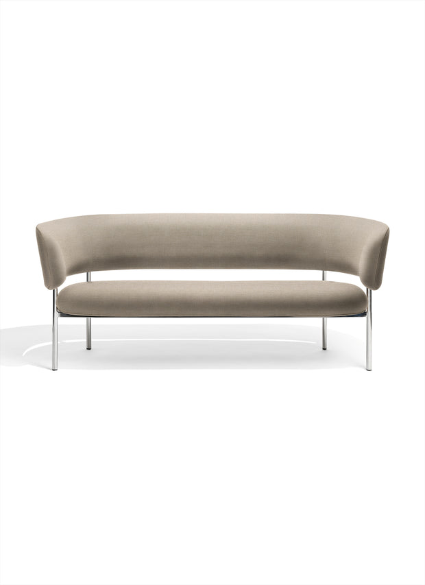 Møbel Copenhagen FONT Lounge Sofa, Polished Steel Frame