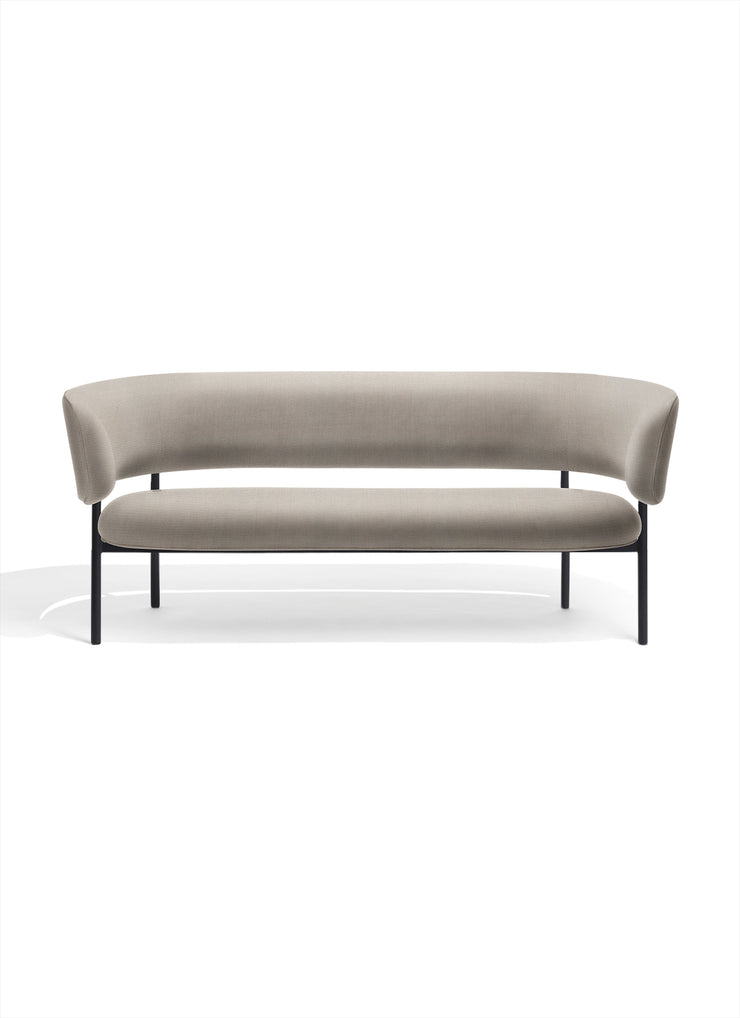 Møbel Copenhagen FONT Lounge Sofa, Black Frame
