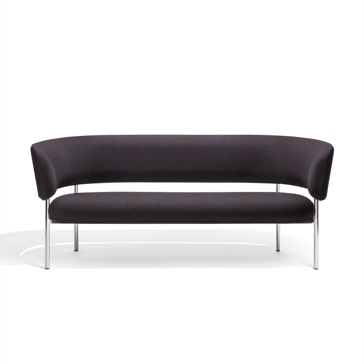 Møbel Copenhagen FONT Lounge Sofa, Polished Steel Frame