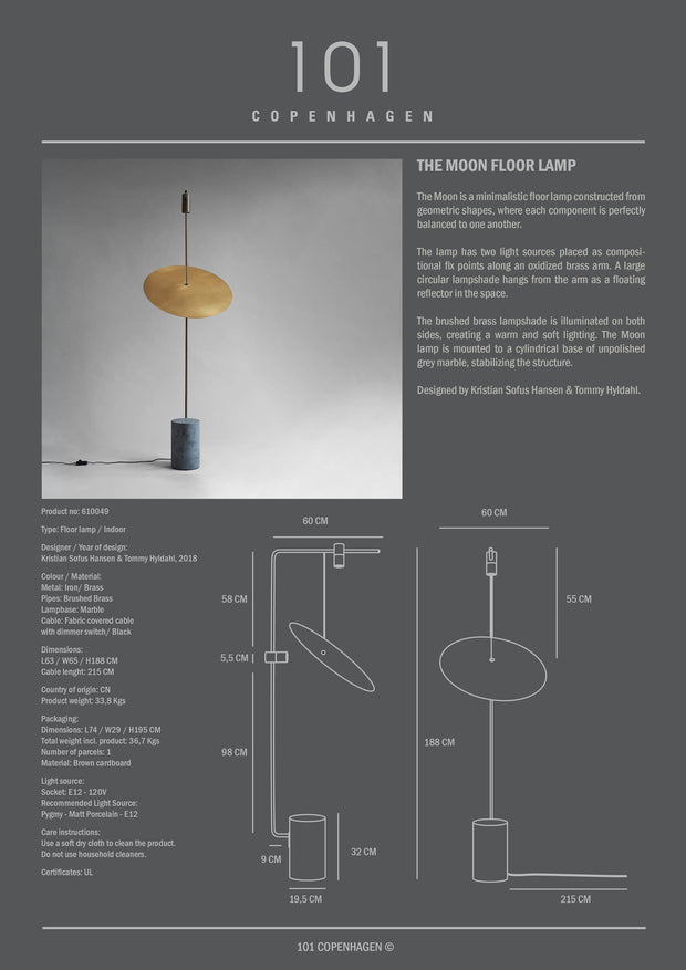 101 Copenhagen The Moon Floor Lamp (UL)