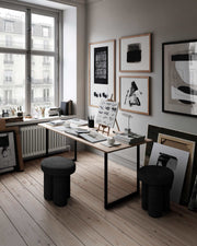 101 Copenhagen Big Foot Stool - Deep Taupe (A2635)