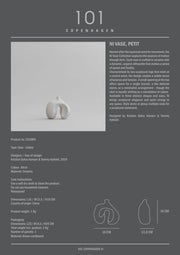 101 Copenhagen Ni Vase, Petit - Birch