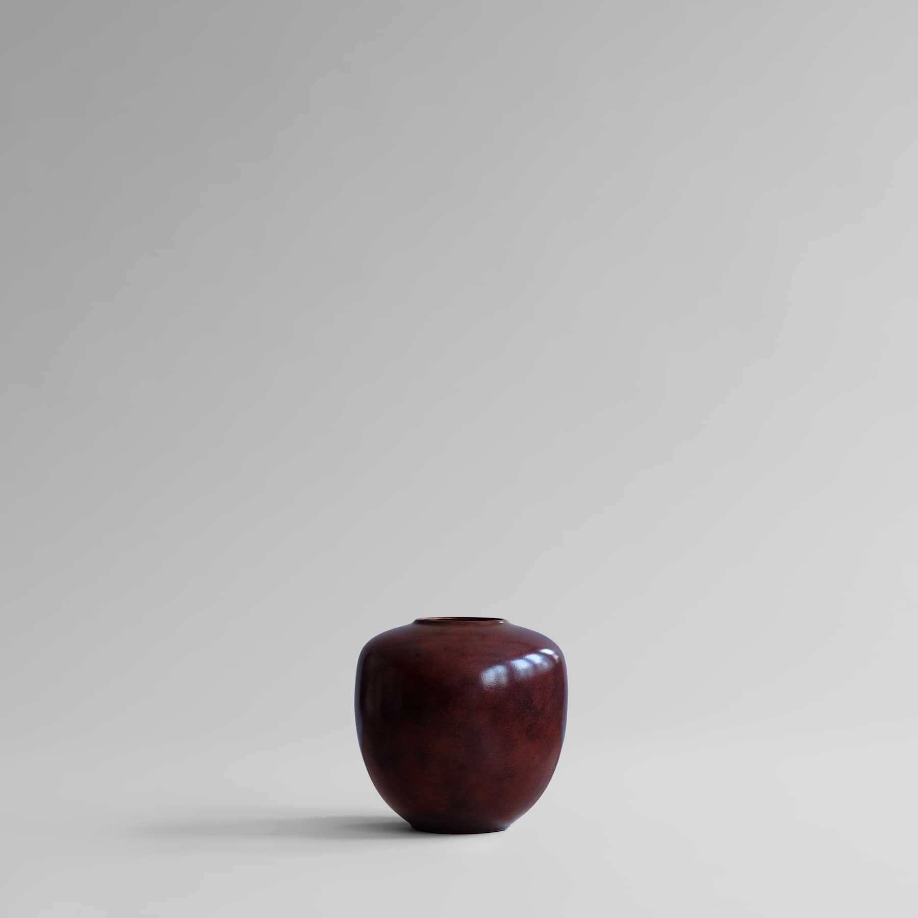 101 Copenhagen Sunao Vase, Mini - Maroon