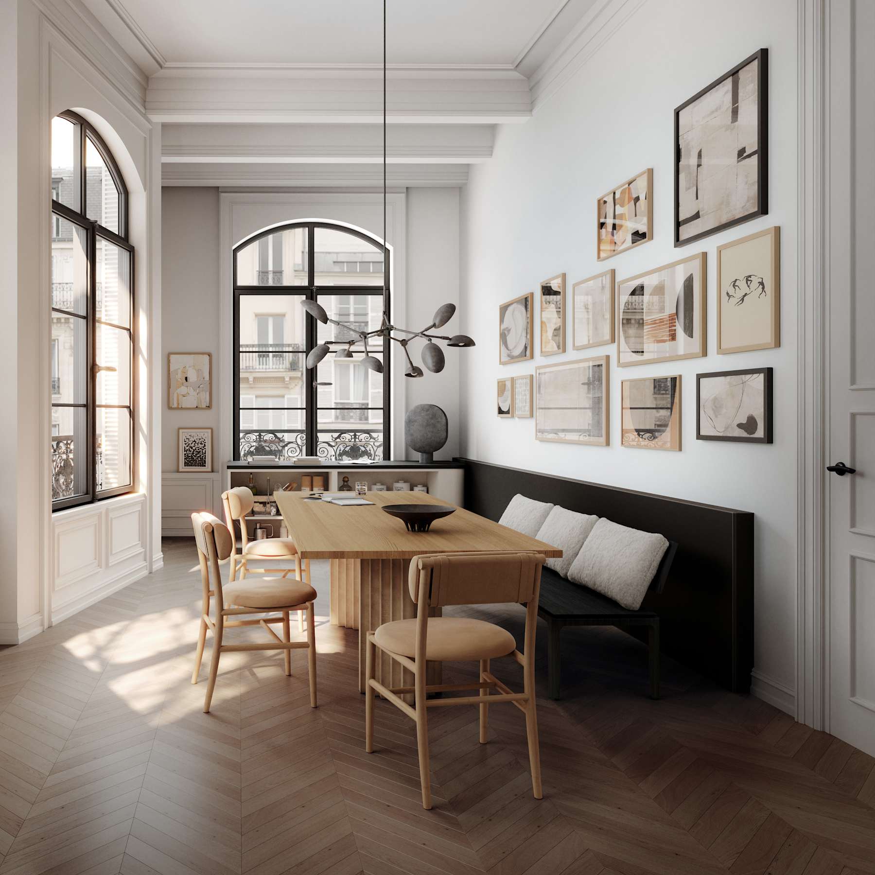 101 Copenhagen Drop Chandelier, Mini - Oxidized (UL)