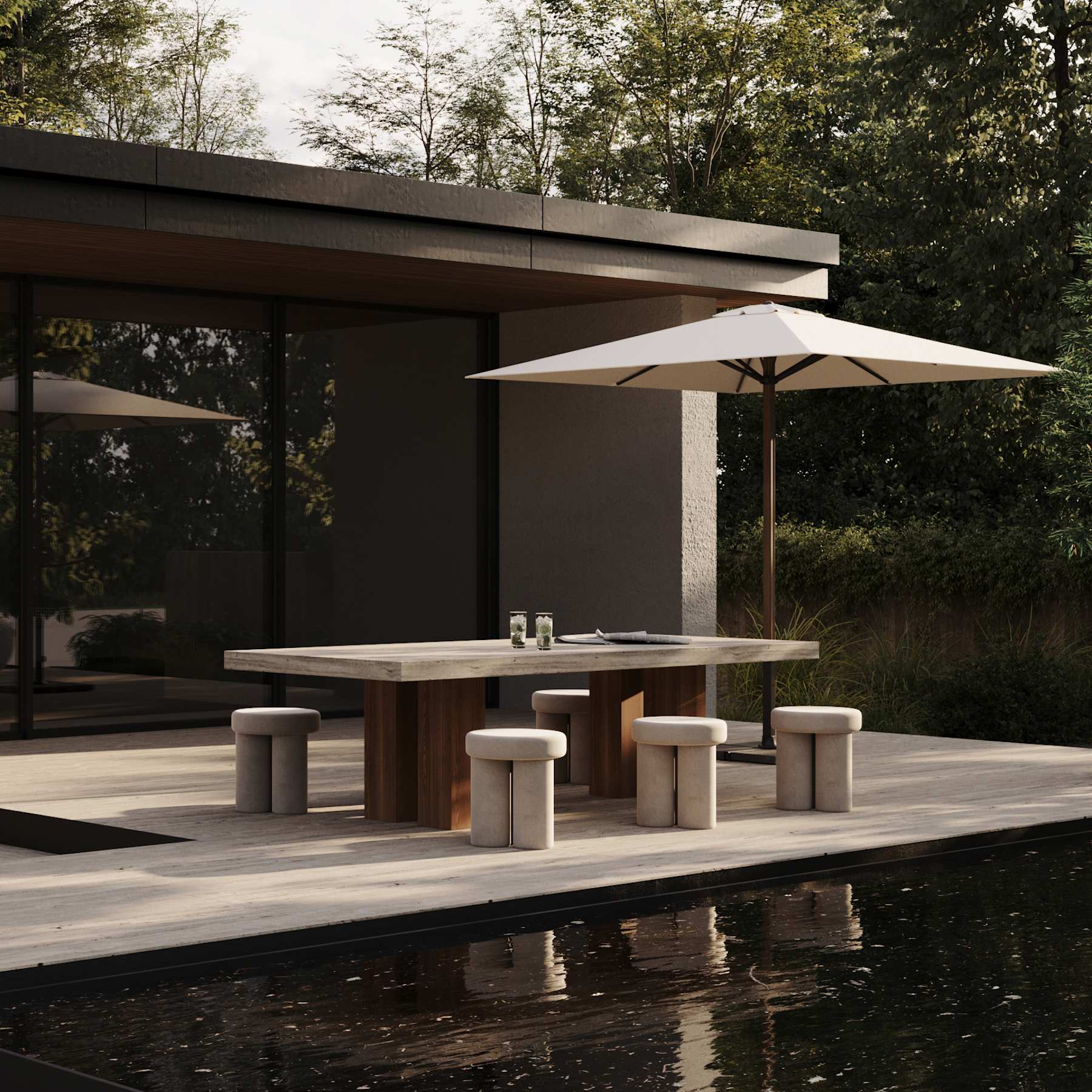 101 Copenhagen Big Foot Stool - Warm Ash (C142)