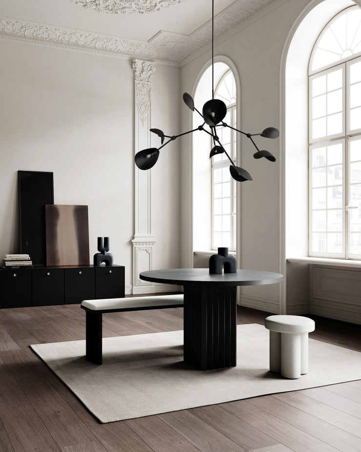 101 Copenhagen Stingray Chandelier - Burned Black 5m, (UL/NA)