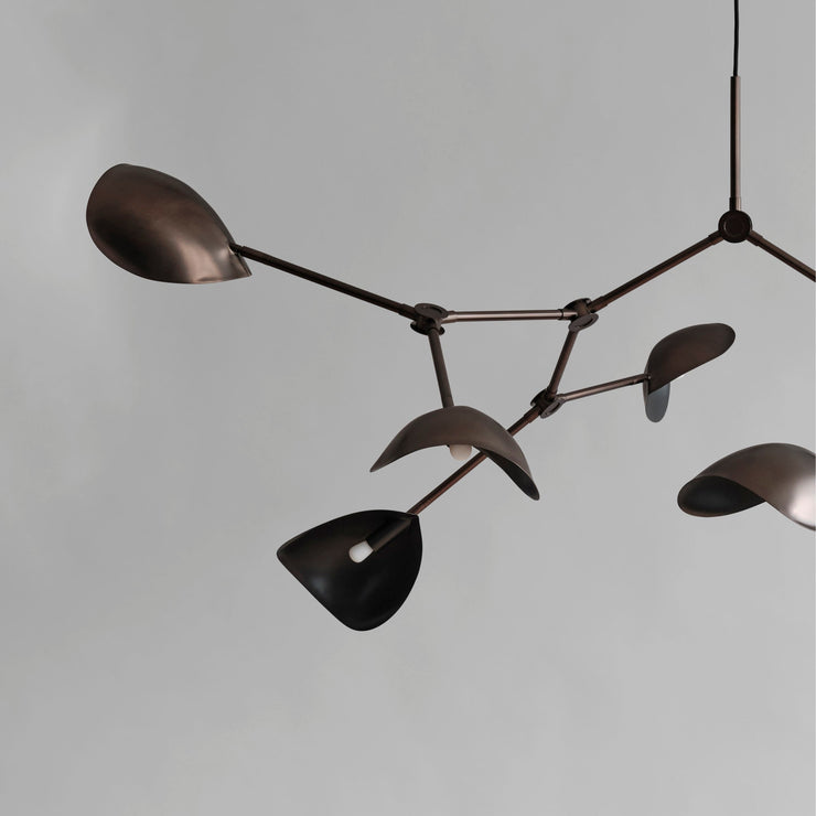 Stingray Chandelier, Grande - Bronze - 101 CPH