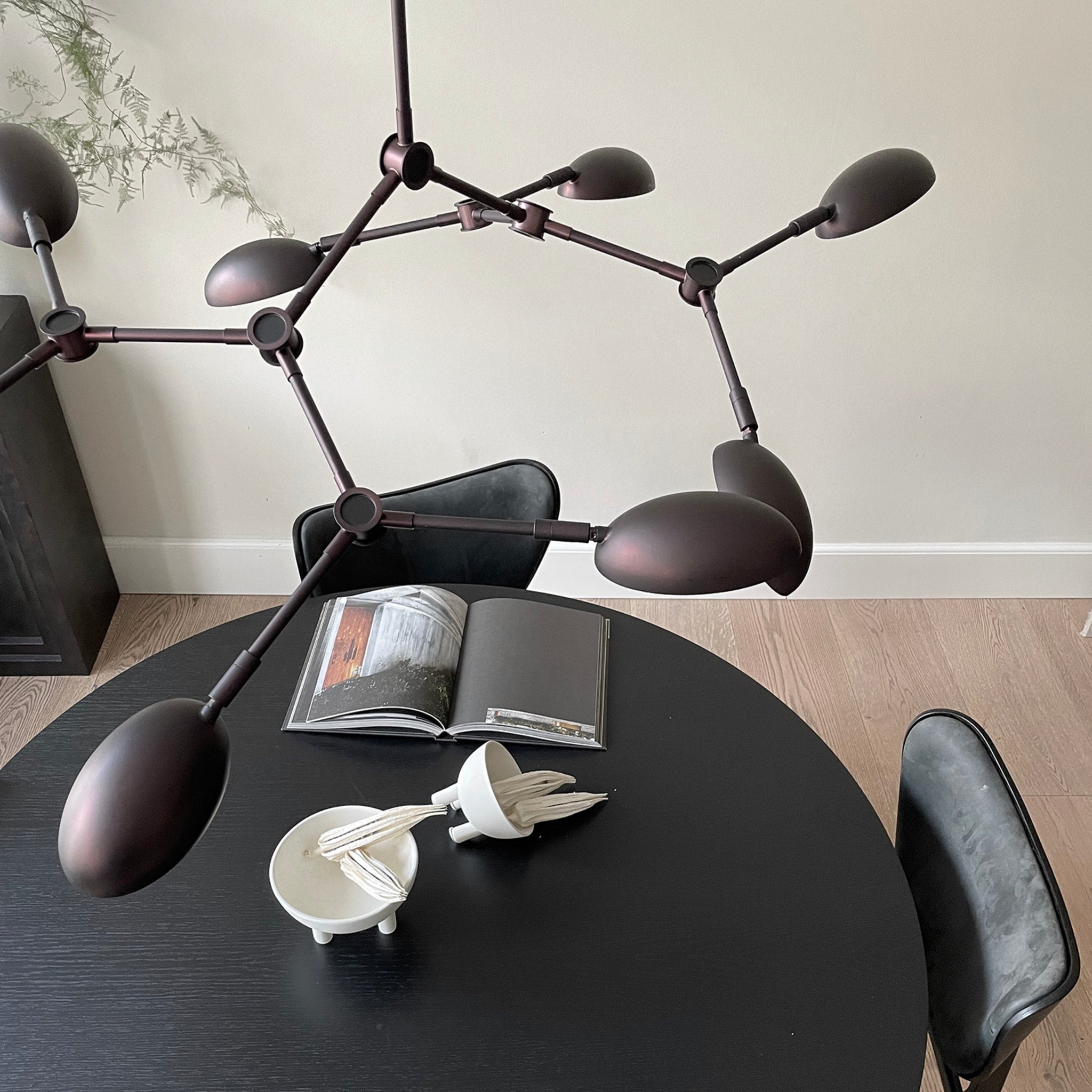 Drop Chandelier, Mini - Burned Black - 101 CPH