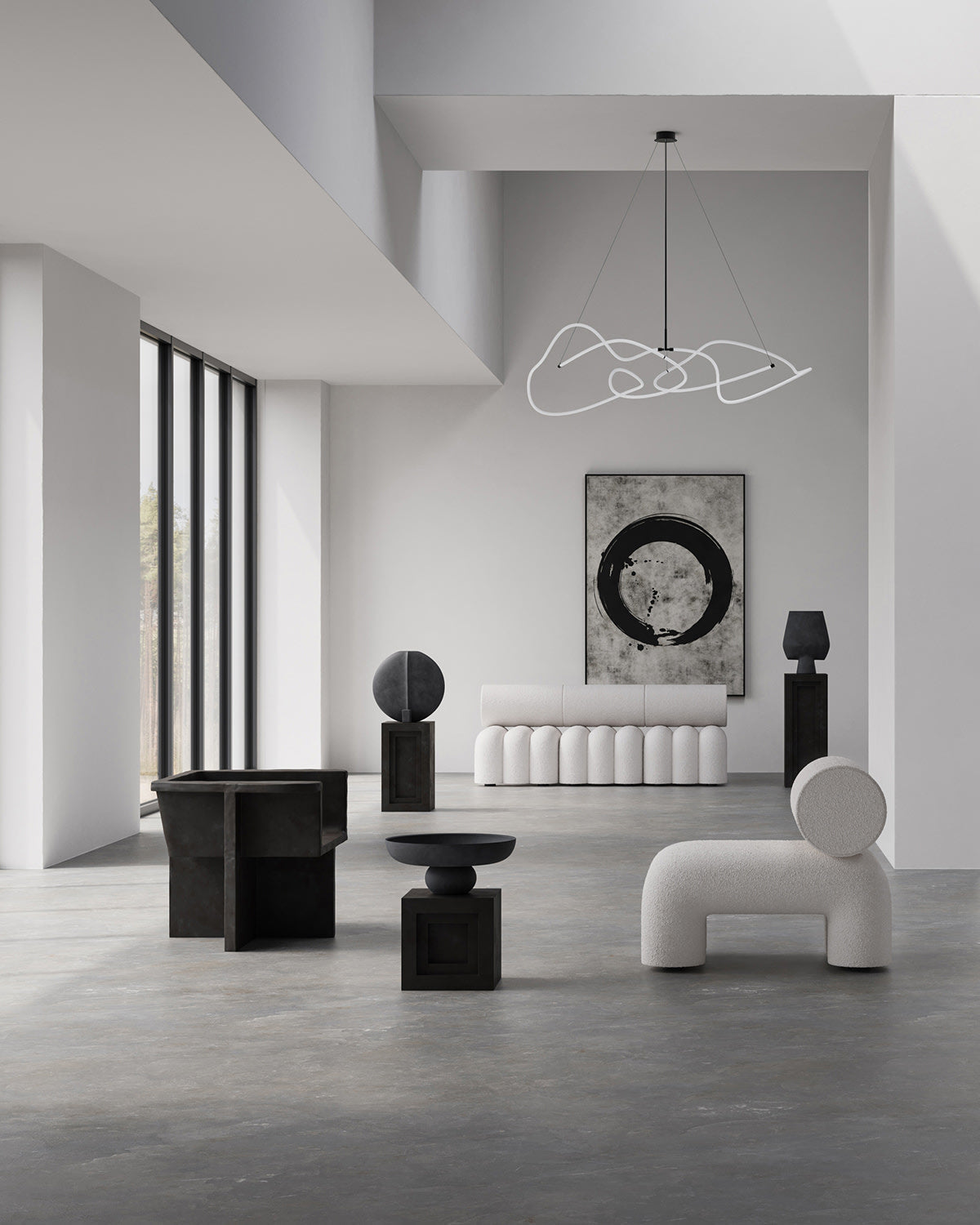 Foku Chair - Bouclé - 101 CPH