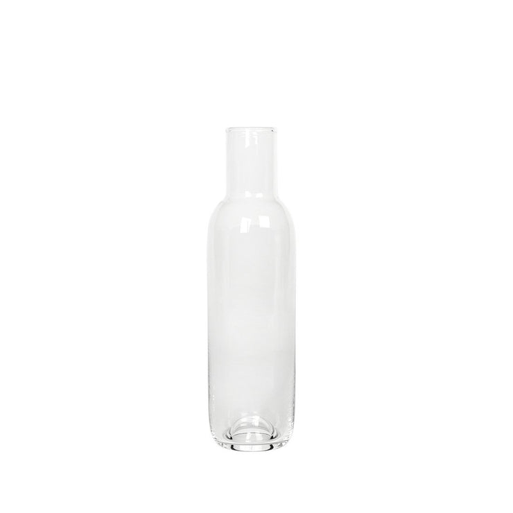 Hand blown high quality clear glass carafe kristina dam studio