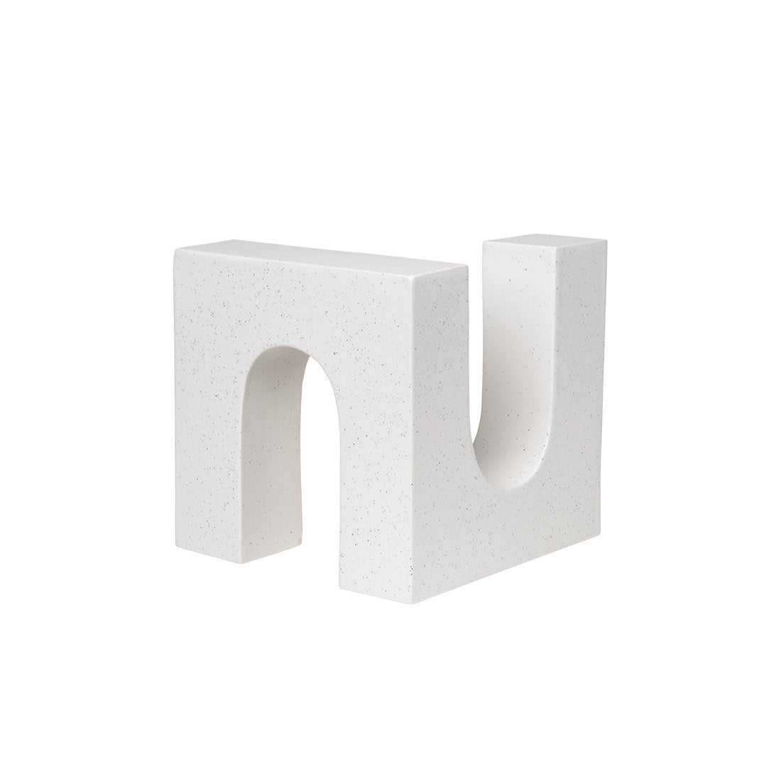 Kristina Dam Studio Brick Sculpture ceramic white design object