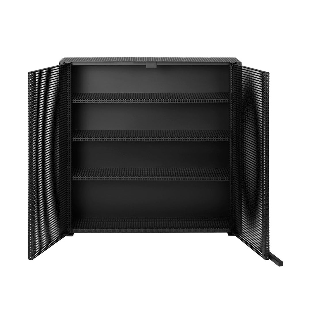 Kristina Dam Studio Grid Wall Cabinet, Black – NORMODE