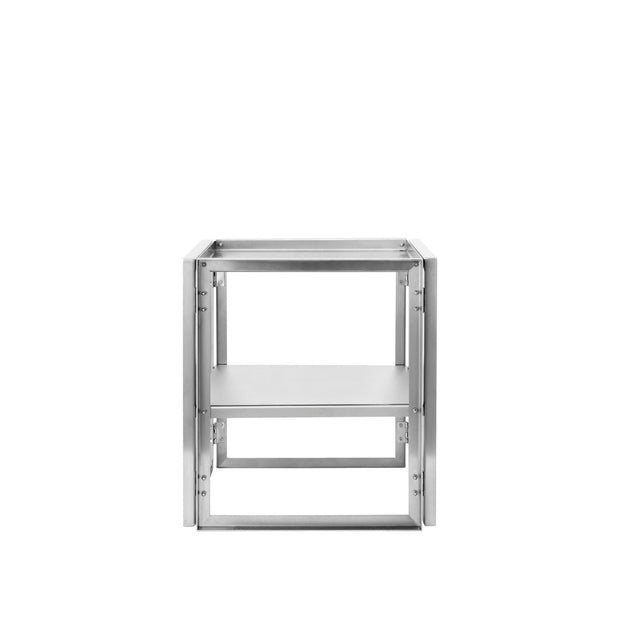 Kristina Dam Studio Foldable Side Table, Stainless Steel