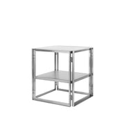 Kristina Dam Studio Foldable Side Table, Stainless Steel