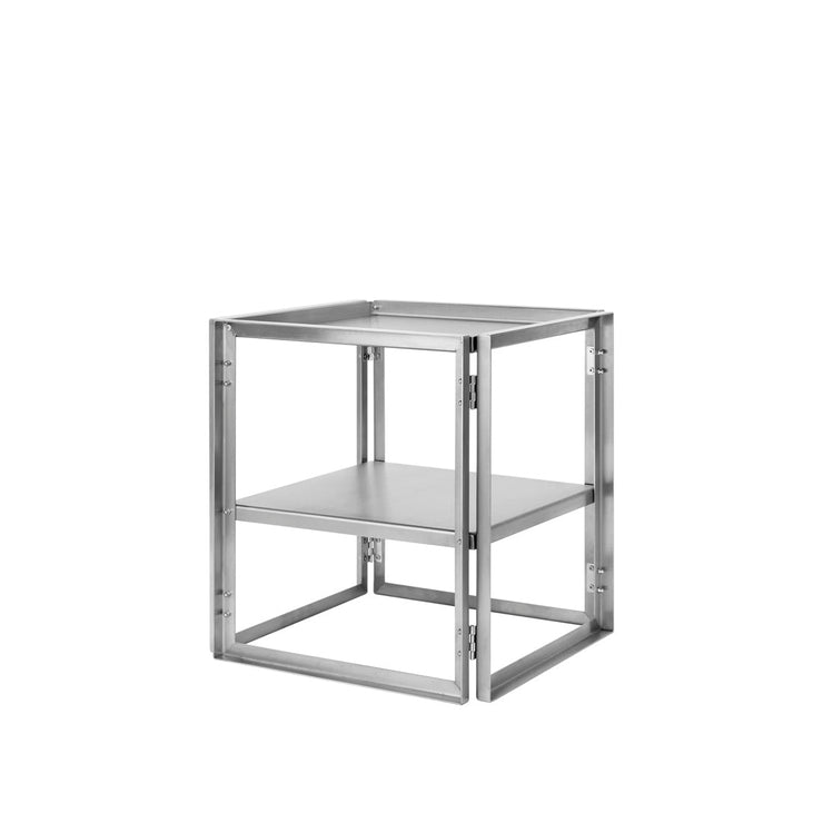 Kristina Dam Studio Foldable Side Table, Stainless Steel