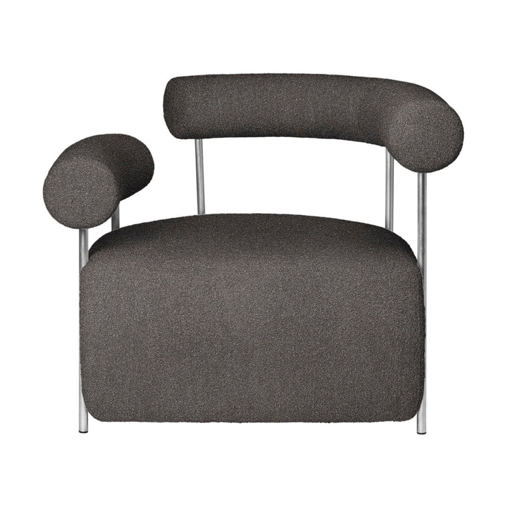 Kristina Dam Studio Solitude Lounge Chair, Dark Grey