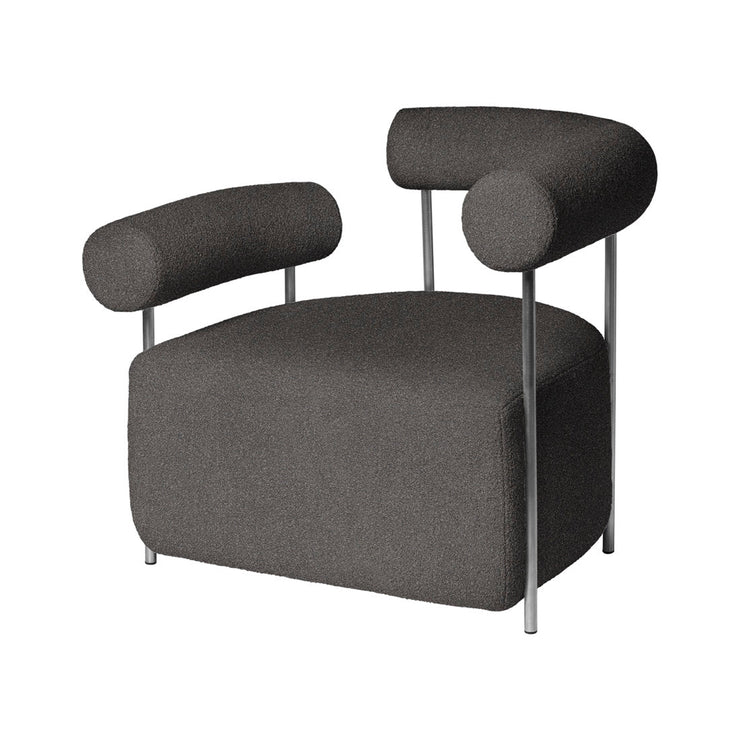 Kristina Dam Studio Solitude Lounge Chair, Dark Grey